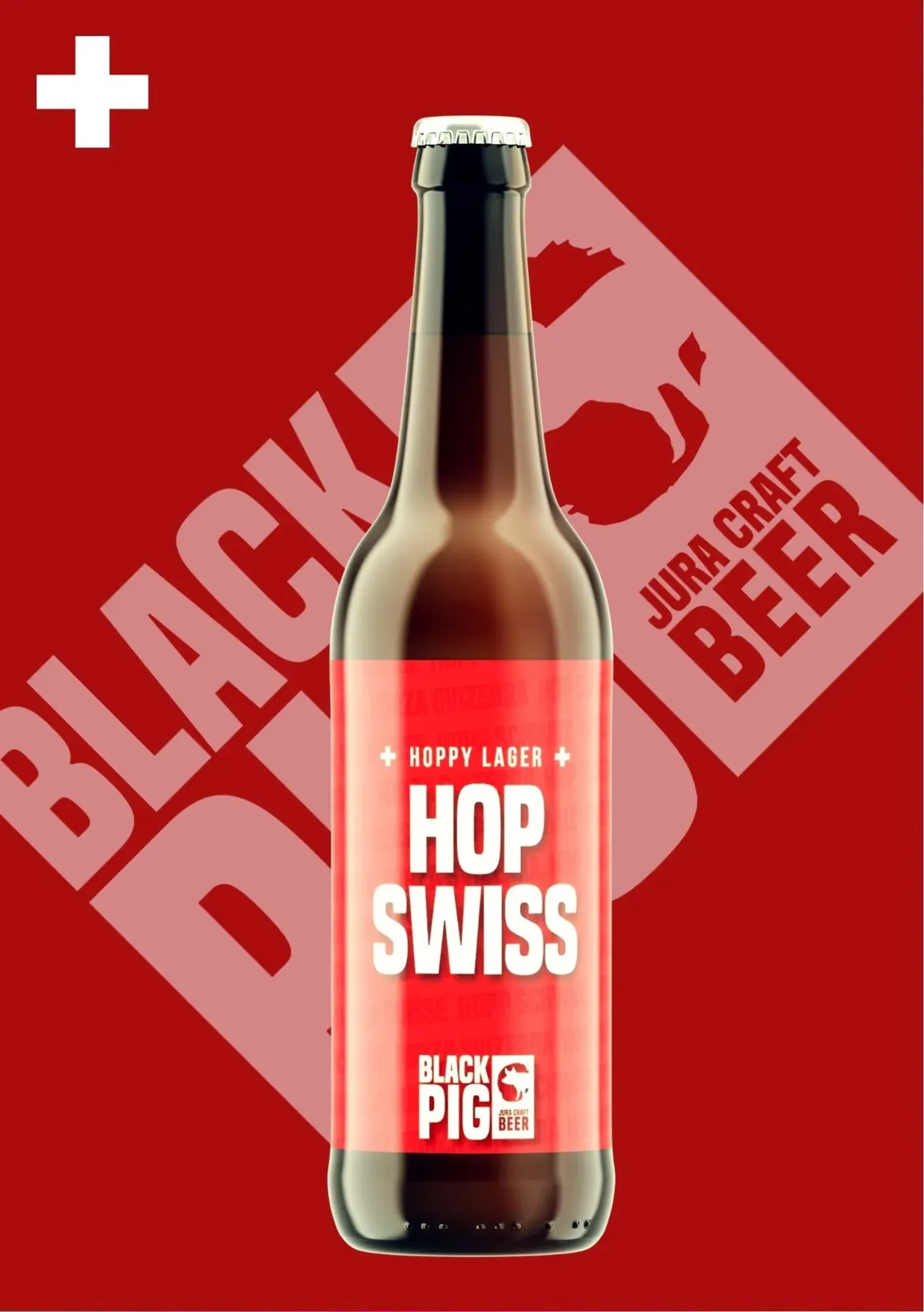 [BLACKPIG_HOP-SWISS_33CL_X24] BlackPig | HOP SWISS, HOPPY LAGER (1x33cl) (Vrac : 24x)