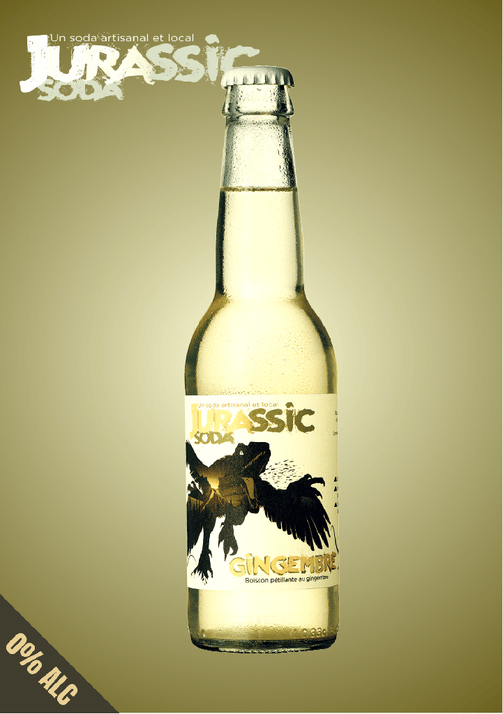 [JURASSIC-SODA_GINGEMBRE_33CL_X24] JURASSIC SODA | Gingembre (1x33cl) (Vrac : 24x)