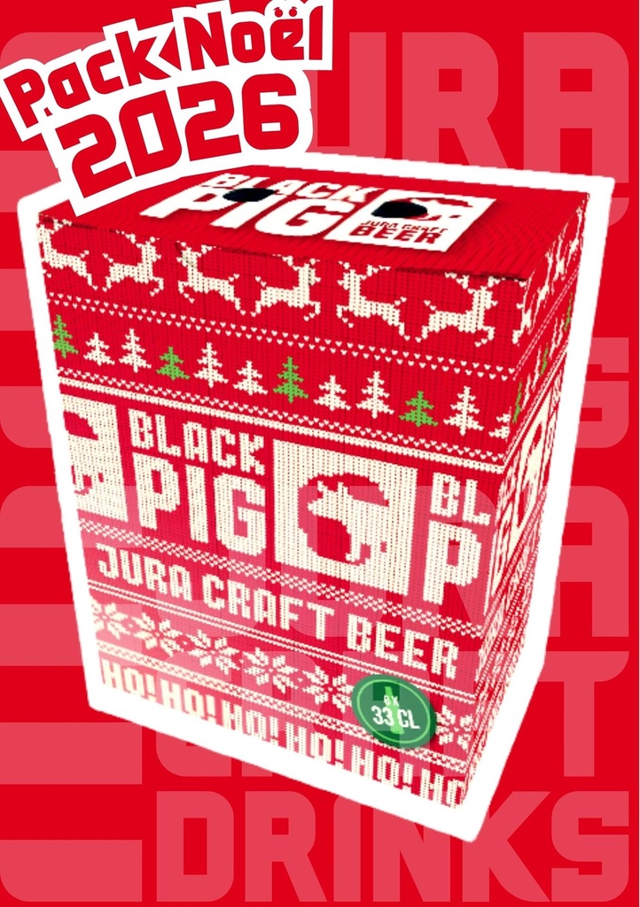 [BLACKPIG_CHRISTMAS-PACK_33CL_X6_X4] BLACKPIG | PACK DE NOEL, Assortiment (6x33cl) (Pack de 6 (4x))
